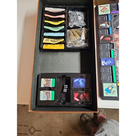 STAR WARS: Episode 1  Monopoly Complete Set   3-D Collectors Edition Excellent - Picture 6 of 16